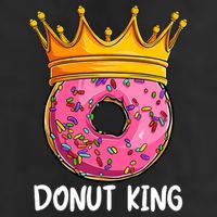 Donut King Doughnut Funny Donut Crown Sweet Baker 15oz Campfire Ceramic Mug