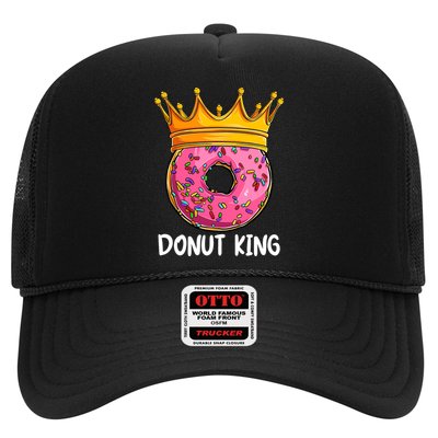 Donut King Doughnut Funny Donut Crown Sweet Baker Trucker Hat