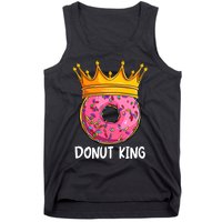 Donut King Doughnut Funny Donut Crown Sweet Baker Tank Top