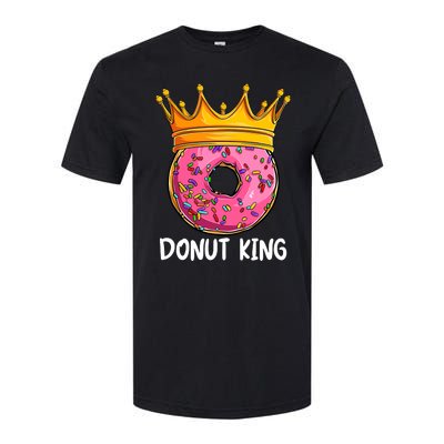 Donut King Doughnut Funny Donut Crown Sweet Baker Softstyle CVC T-Shirt