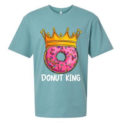 Donut King Doughnut Funny Donut Crown Sweet Baker Sueded Cloud Jersey T-Shirt