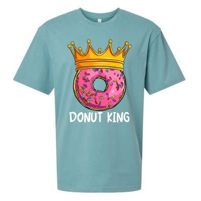 Donut King Doughnut Funny Donut Crown Sweet Baker Sueded Cloud Jersey T-Shirt