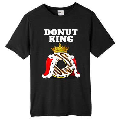 Donut King Doughnuts Funny Donut Lover Cute Donut Tall Fusion ChromaSoft Performance T-Shirt