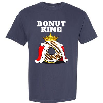 Donut King Doughnuts Funny Donut Lover Cute Donut Garment-Dyed Heavyweight T-Shirt