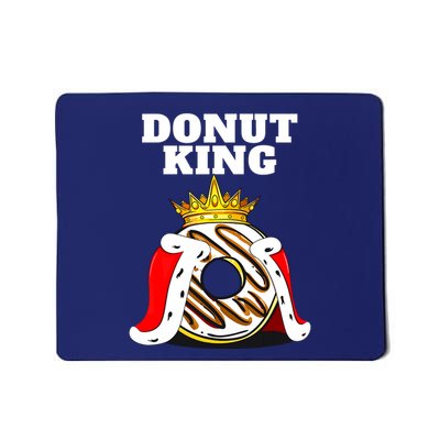 Donut King Doughnuts Funny Donut Lover Cute Donut Mousepad