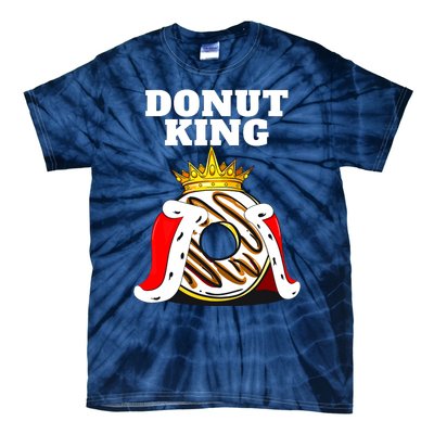 Donut King Doughnuts Funny Donut Lover Cute Donut Tie-Dye T-Shirt