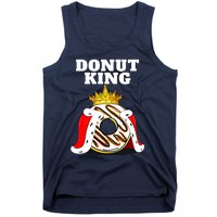 Donut King Doughnuts Funny Donut Lover Cute Donut Tank Top