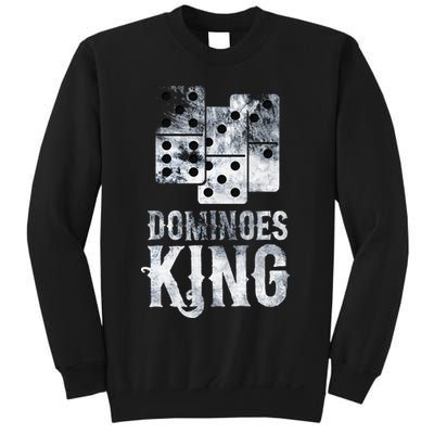 Dominoes King Domino Player Dominoes Lover Tile Game Sweatshirt
