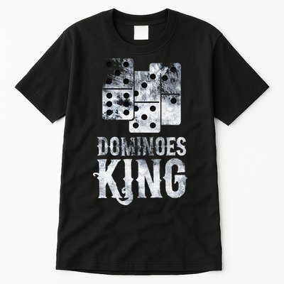 Dominoes King Domino Player Dominoes Lover Tile Game Tall T-Shirt