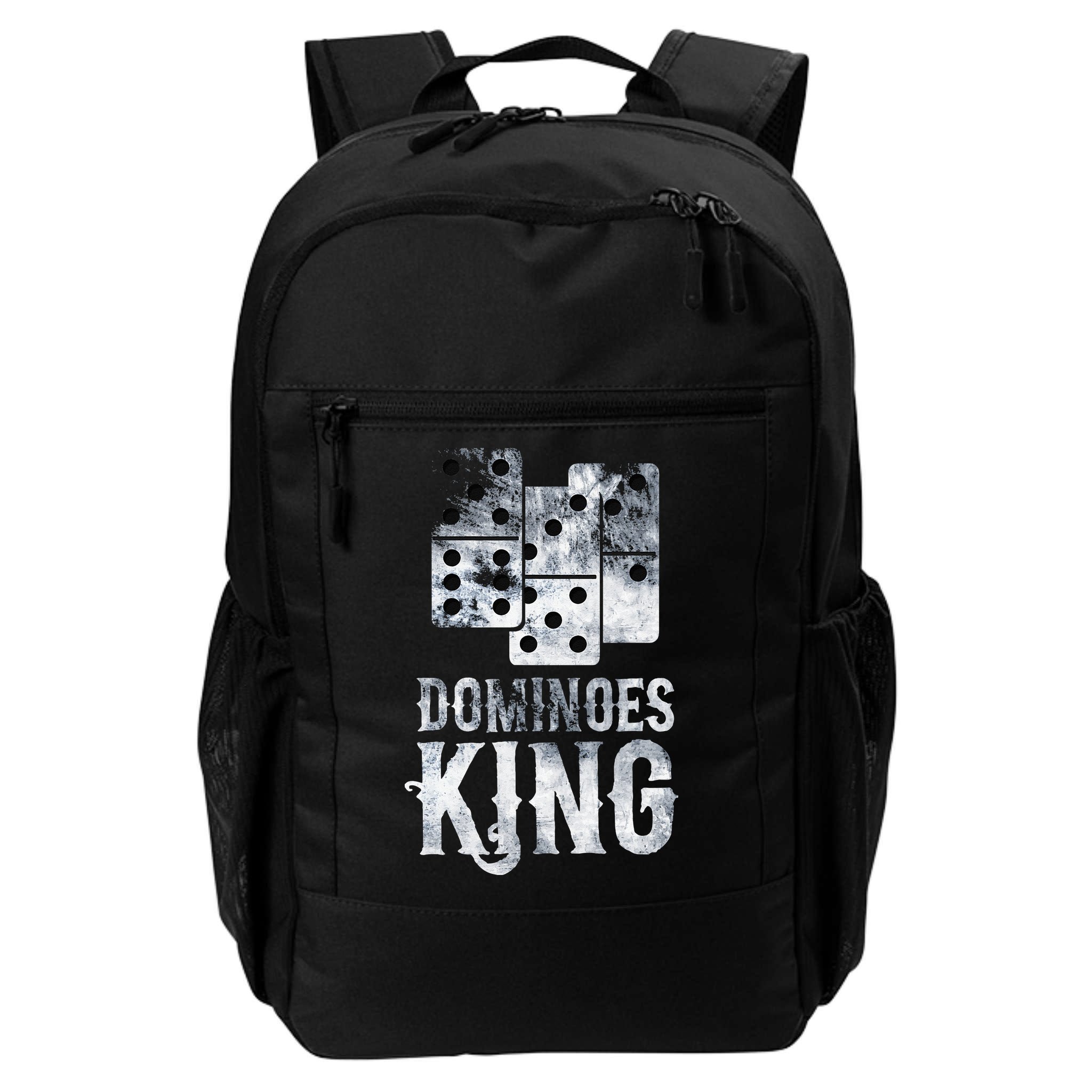 Dominoes King Domino Player Dominoes Lover Tile Game Backpack