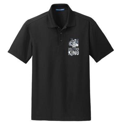 Dominoes King Domino Player Dominoes Lover Tile Game Dry Zone Grid Polo