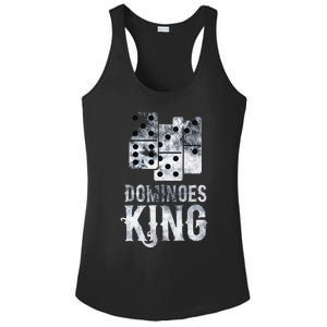 Dominoes King Domino Player Dominoes Lover Tile Game Ladies PosiCharge Competitor Racerback Tank