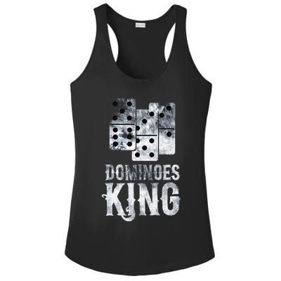 Dominoes King Domino Player Dominoes Lover Tile Game Ladies PosiCharge Competitor Racerback Tank