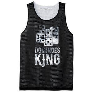 Dominoes King Domino Player Dominoes Lover Tile Game Mesh Reversible Basketball Jersey Tank