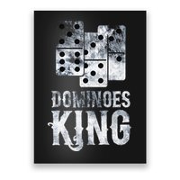 Dominoes King Domino Player Dominoes Lover Tile Game Poster