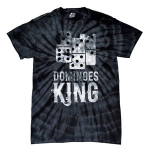 Dominoes King Domino Player Dominoes Lover Tile Game Tie-Dye T-Shirt