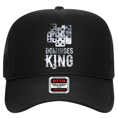 Dominoes King Domino Player Dominoes Lover Tile Game Trucker Hat