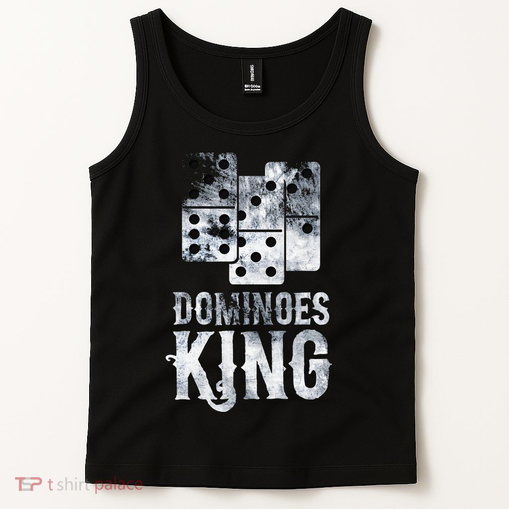Dominoes King Domino Player Dominoes Lover Tile Game Tank Top
