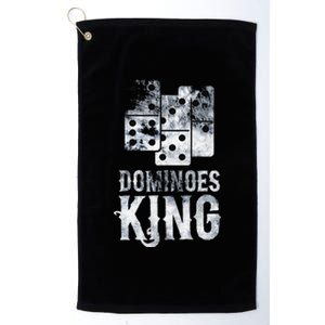 Dominoes King Domino Player Dominoes Lover Tile Game Platinum Collection Golf Towel