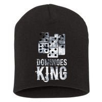 Dominoes King Domino Player Dominoes Lover Tile Game Short Acrylic Beanie