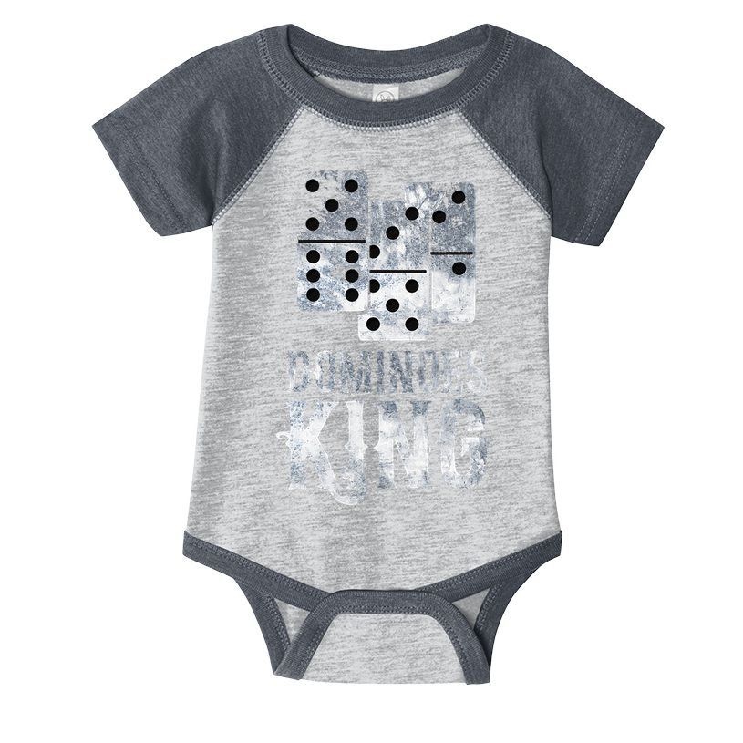 Dominoes King Domino Player Dominoes Lover Tile Game Infant Baby Jersey Bodysuit