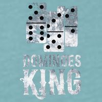 Dominoes King Domino Player Dominoes Lover Tile Game Sueded Cloud Jersey T-Shirt
