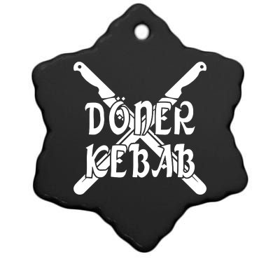 Doner Kebab Ceramic Star Ornament