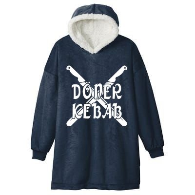 Doner Kebab Hooded Wearable Blanket