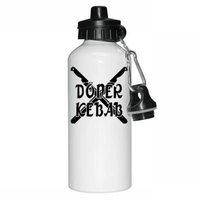 Doner Kebab Aluminum Water Bottle