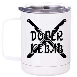 Doner Kebab 12 oz Stainless Steel Tumbler Cup