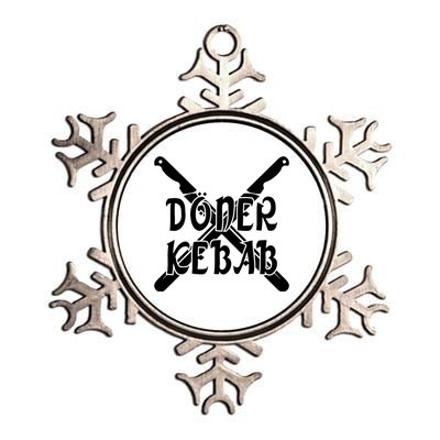 Doner Kebab Metallic Star Ornament