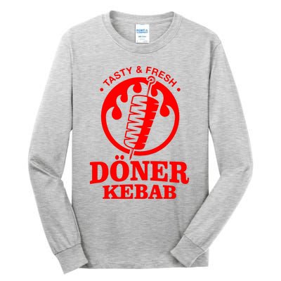 Doner Kebab Doner Fast Food Snack Turkish Car Fun Tall Long Sleeve T-Shirt