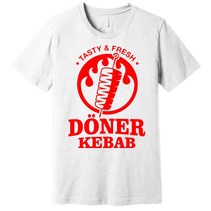 Doner Kebab Doner Fast Food Snack Turkish Car Fun Premium T-Shirt