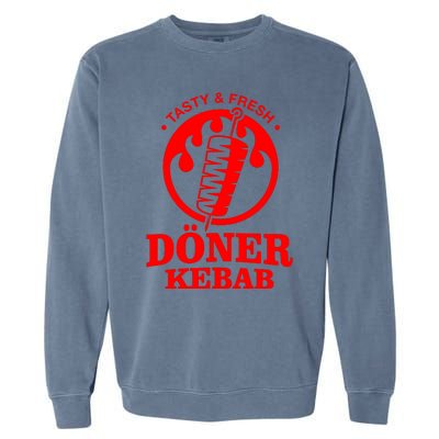 Doner Kebab Doner Fast Food Snack Turkish Car Fun Garment-Dyed Sweatshirt