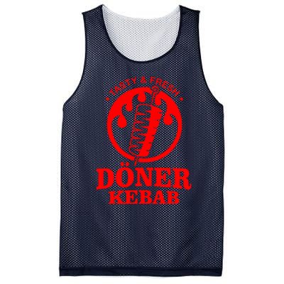 Doner Kebab Doner Fast Food Snack Turkish Car Fun Mesh Reversible Basketball Jersey Tank