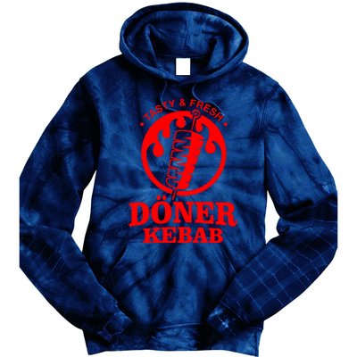 Doner Kebab Doner Fast Food Snack Turkish Car Fun Tie Dye Hoodie