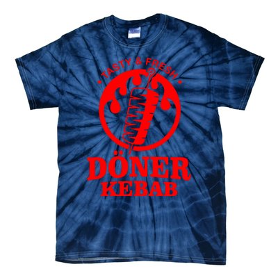 Doner Kebab Doner Fast Food Snack Turkish Car Fun Tie-Dye T-Shirt