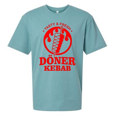 Doner Kebab Doner Fast Food Snack Turkish Car Fun Sueded Cloud Jersey T-Shirt