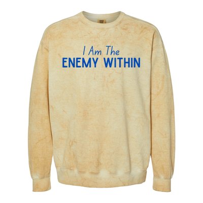 Democrat Kamala Enemy Within Antitrump Left Wing 2024 Colorblast Crewneck Sweatshirt