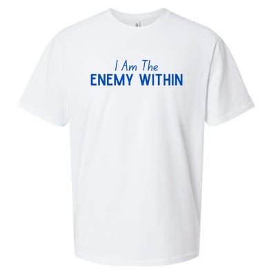 Democrat Kamala Enemy Within Antitrump Left Wing 2024 Sueded Cloud Jersey T-Shirt