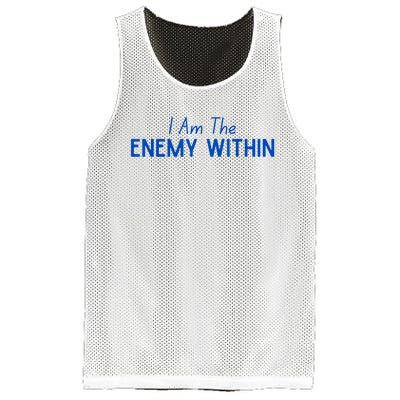 Democrat Kamala Enemy Within Antitrump Left Wing 2024 Mesh Reversible Basketball Jersey Tank