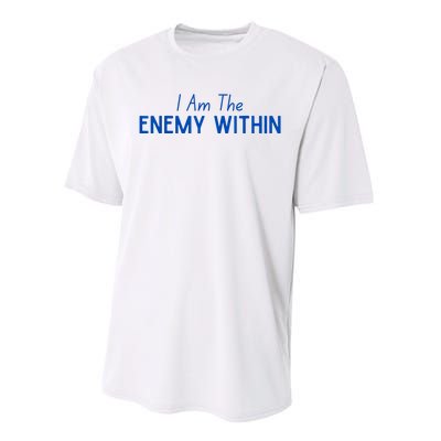 Democrat Kamala Enemy Within Antitrump Left Wing 2024 Performance Sprint T-Shirt