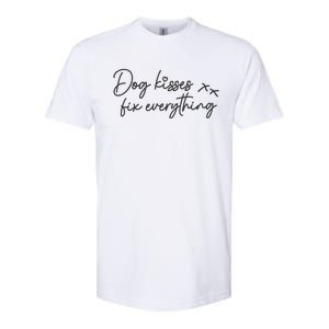 Dog Kisses Fix Everything Softstyle CVC T-Shirt