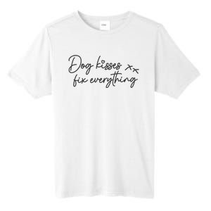 Dog Kisses Fix Everything Tall Fusion ChromaSoft Performance T-Shirt