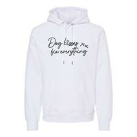 Dog Kisses Fix Everything Premium Hoodie