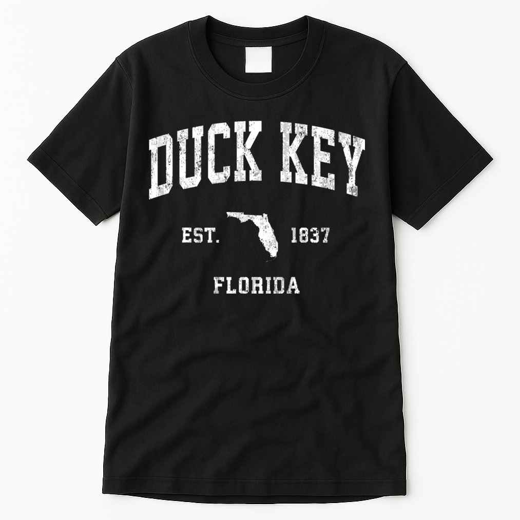 Duck Key Florida Fl Vintage Athletic Tall T-Shirt