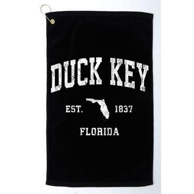 Duck Key Florida Fl Vintage Athletic Golf Towel