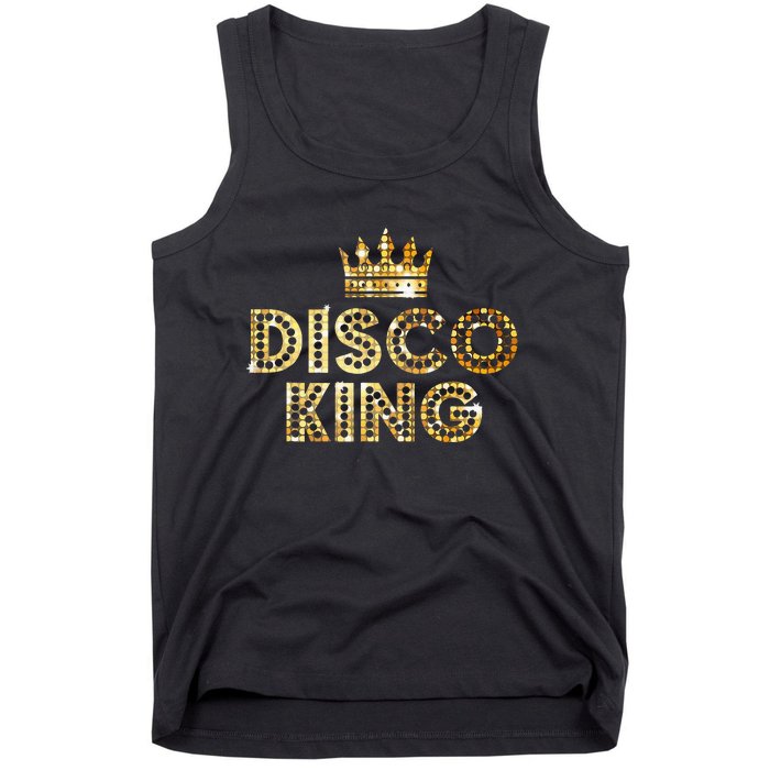 Disco King Funky Vintage 70s 80s Tee For DanceParties Tank Top