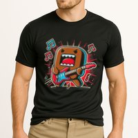 Domo Kun Guitar Xmas Cooling Performance Crew T-Shirt