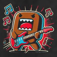 Domo Kun Guitar Xmas Adult Drive Performance Visor
